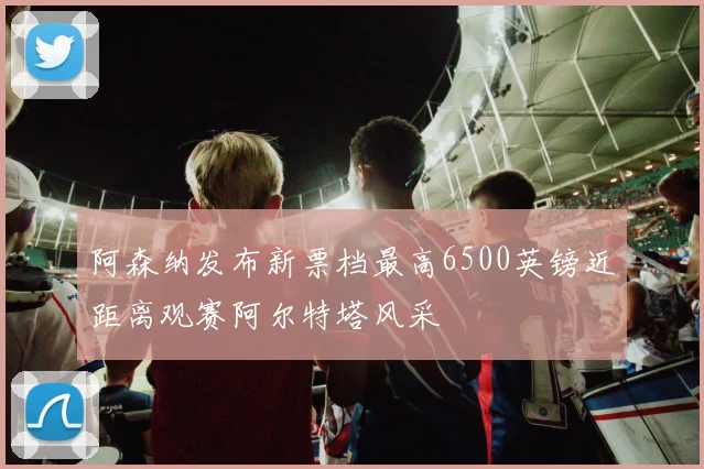 阿森纳发布新票档最高6500英镑近距离观赛阿尔特塔风采